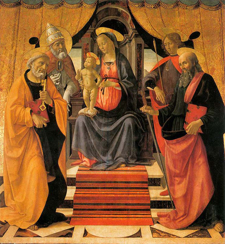 The Madonna and Child Enthroned with Saints